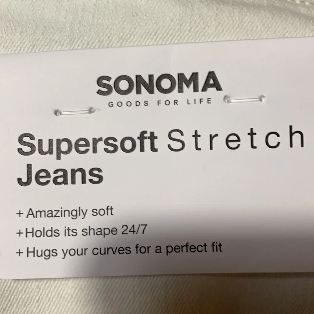 New with tags White denim slacks. - Picture 5 of 7